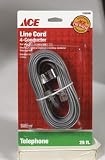Ace Modular Telephone Line Cord (3183290)
