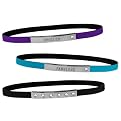 Set of 3 Message Bracelets - Purple Spoiled/ Turquoise Fabulous/ Black Rhinestone