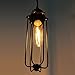CLAXY® Ecopower Vintage Edison Industrial LOFT Hanging Light Mini Pendant Cage Lamp Guard Lantern