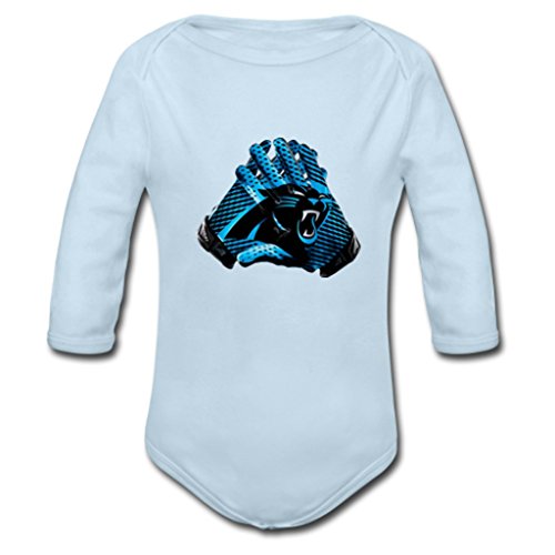 NuWaWa NFL Carolina Panthers Applauded Angel Little Baby Onesies(18 Months)