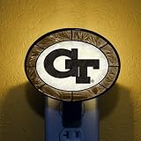 Georgia Tech Yellow Jackets Stained Glass Night Light