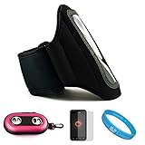 Black Durable Moisture Resistant Neoprene Protective Exercise Workout Armba ....