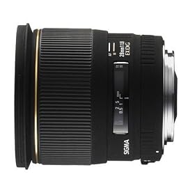 Click here to buy Sigma 28mm f 1.8 EX DG Aspherical Macro Large Aperture Wide Angle Lens for Canon SLR Cameras by Sigma.