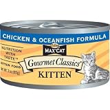 Nutro MAX CAT Chicken and Ocean Fish Formula Gourmet Classics Canned Kitten Food by Max