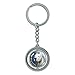 Dogo Argentino Dog Pet Spinning Round Metal Key Chain Keychain Ring
