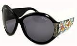 AUTHENTIC ED HARDY SUNGLASSES EHS 002 BLACK KOI FISH TATOO