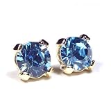 pewterhooter Hommes boucles d'oreilles de cristal avec boîte-cadeau.Fait avec cristal Swarovski.