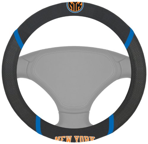 FANMATS NBA New York Knicks Polyester Steering Wheel Cover