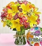 Flowers by 1800Flowers - Fields of Europe Happy Birthday - Large