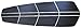BPS 12-Piece SUP Traction Pad - Black