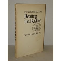Beating the Bushes; Selected Essays, 1941-1970.