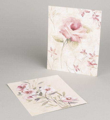 2 Part Painted Floral Print Duo