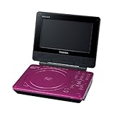 【Amazonの商品情報へ】TOSHIBA 7V型REGZAポータブルDVDプレーヤー SD-P76SP フランボワーズピンク