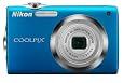 Nikon Coolpix S3000 12 MP Digital Camera with 4x Optical Vibration Reduction (VR) Zoom and 2.7-Inch LCD (Blue)