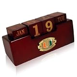 NCAA Wood Perpetual Calendar