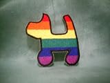 Pride Dog Iron on Patch