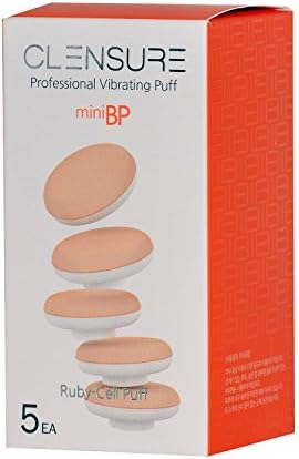 Clensure BP - Vibrating Facial Makeup Blender Puff - Replacement Puffs (5 Puffs Set)