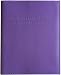 Purple Embossed Memories Leather Brag Book
