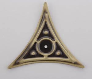 ANTIQUE DECORATIVE BRASS STAIR DUST CORNER - Staircase Hardware