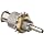 Luer Stainless Steel 316 Female Bulkhead Adaptor, For 3/32" Tube, 1/4-32 Thread