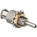 Luer Stainless Steel 316 Female Bulkhead Adaptor, For 3/32" Tube, 1/4-32 Thread