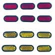 Custom Accessories 43336 Mini-Reflectors