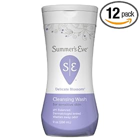 Summer's Eve Feminine Wash, Delicate Blossom, 9-Ounce Bottles (Pack of 12)