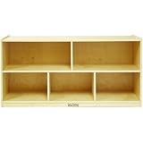 ECR4Kids Birch Storage Cabinet with Compartments