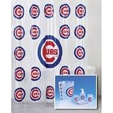 Chicago Cubs Combo 7 Piece Frosty Bathroom Set & 3 Piece Bath Rug Set