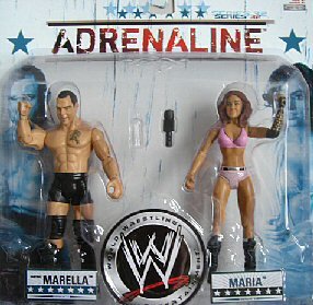 Childrens Toyshop  Toys : WWE Adrenaline 32 Santino Marella & Maria