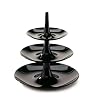 Babell Black Triple Tier Cake Stand