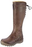 Timberland MT HOLLY LTHR ZIP TAUPE 18639, Damen Stiefel, Taupe (Taupe), EU 38.5 (US 7.5)