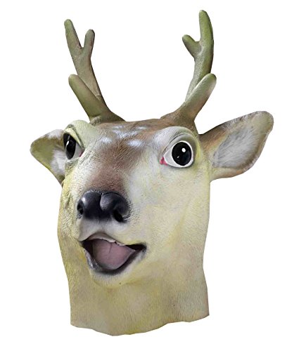 Forum Novelties Men's Deluxe Latex Deer Mask