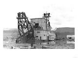 Fairbanks, Alaska - Exterior View of the F.E. Co. Gold Dredge No. 2 Giclee Poster Print, 16x12