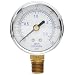 Gast AA644B Pressure Gauge, Bottom Mount Mounting, 1/4 NPT, 2", 0-30 psi