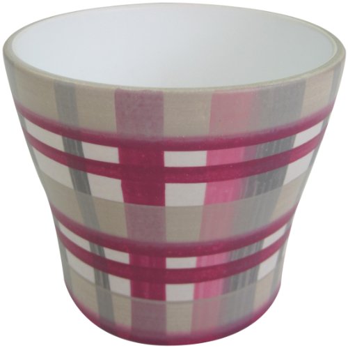 scheurich(シューリッヒ) 鉢カバー 808 PINK PATTERN(ピンクパターン) 13cm