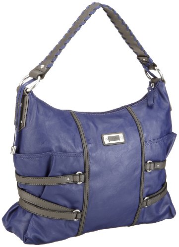 Esprit Xuria X15061, Damen Henkeltasche, violett, (winter grape 513), 29X37X12