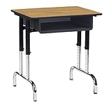 IMAGE OF Virco Student Desk with Double Leg Braces (Set of 2)