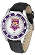 Weber State Wildcats Suntime Competitor Poly/Leather Band Watch - NCAA College Athletics