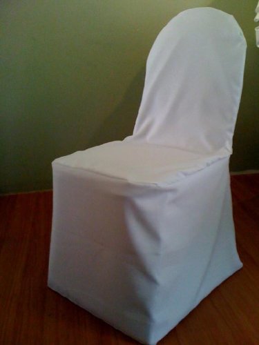 100 White Standard Banquet Wedding Chair Covers