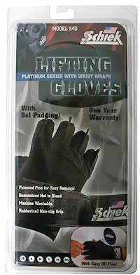 Schiek 540 Platinum Lifting Gloves - One Year Warranty!
