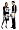 Plug  Socket Couples Set Adult Costume