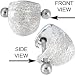 Sterling Silver 925 GLITZY Pierced Ear Cuff