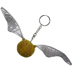 Harry Potter Golden Snitch Plush Keychain