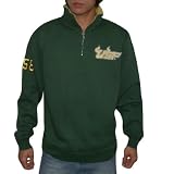 Mens NCAA South Florida Bulls Athletic Warm Pullover / Sweatshirt Jacket - Green