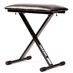Ultra KT215 X-Type Heavy Duty Piano - Cello Bench with Easy Adjust