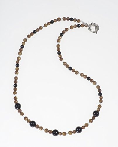 WI Girl Designs Tiger Eye Beaded Necklace, 23"