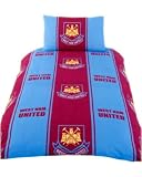 West Ham United FC. Single Duvet Set - Stripe