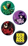 キック・アス/ピンズ 4個セット