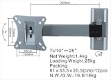 Universal Arm Type Wall Mount Suit for 10-25 LCD Tv